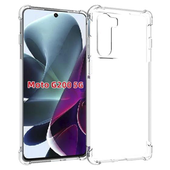 Imagem de Capa Capinha Motorola Moto G200 AntiShock Transparente