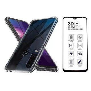 Imagem de Capa Capinha Motorola Moto G8 Plus + Película de Vidro 3D 5D OU 9D Com borda ProtetorA