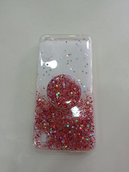 Imagem de Capa capinha para A01 de gliter com pop it