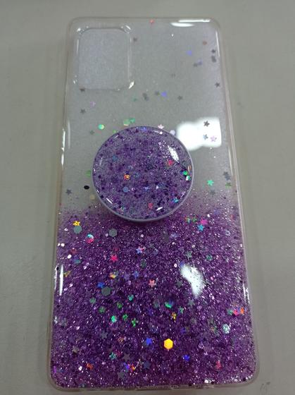 Imagem de Capa capinha para A71 de gliter com pop it