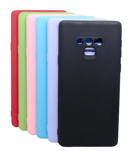 Imagem de Capa Capinha Para Galaxy Note 9 Fosca Aveludada Coloridas + Pelicula 3d Cola Tela Toda