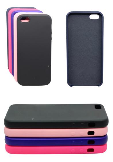 Imagem de Capa Capinha Para Iphone 5g 5s Aveludada Silicone Case