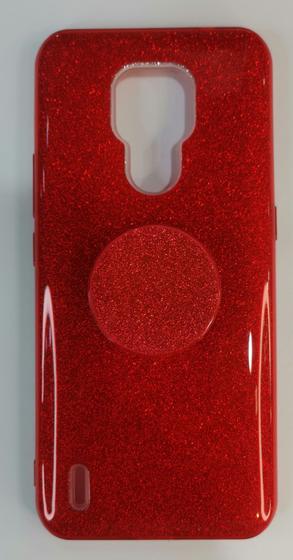 Imagem de Capa Capinha para motolora moto e7 Tela 6.2 Glitter Brilhante Diversas Cores