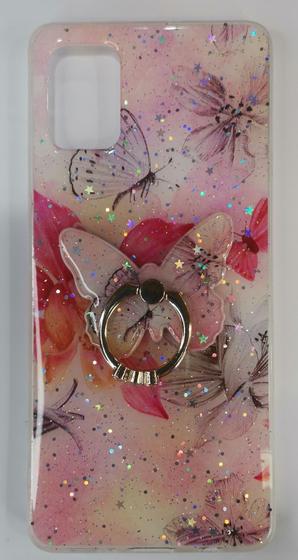 Imagem de Capa Capinha para sumsung Galaxy a51 C/ Anel Dedos Diversas Cores