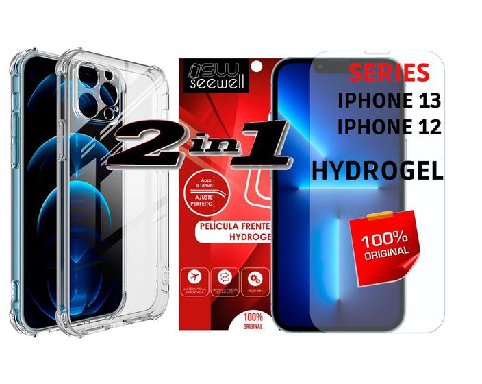Capa Capinha + Pelicula Hydrogel iPhone 13 13 Pro 13 Pro Max Menor preço em Capa Capinha + Pelicula Hydrogel iPhone 13 13 Pro 13 Pro Max
