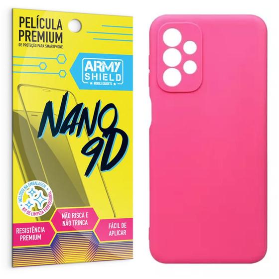 Imagem de Capa Capinha Pink Samsung A13 5g + Película Nano Cerâmica 9D