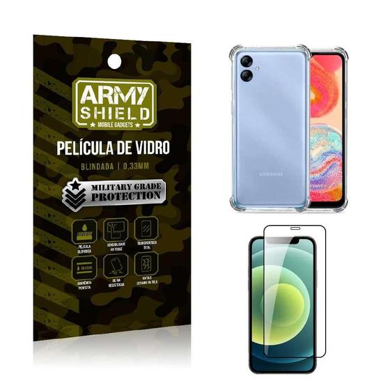 Imagem de Capa Capinha Samsung A04 E Anti Shock + Película De Vidro 3D