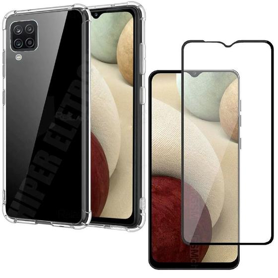 Imagem de Capa Capinha Samsung A12 + Película de Vidro 3D Blindada