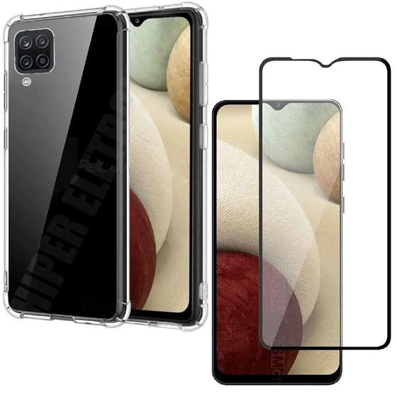 Imagem de Capa Capinha Samsung A12 + Película De Vidro 3D Blindada