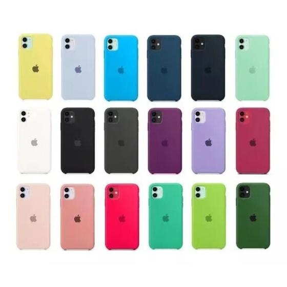 Imagem de Capa Capinha Silicone Anti Impacto Compatível Com iPhone 11 