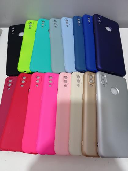 Imagem de Capa Capinha Silicone Aveludado Compatível Com Galaxy A10s