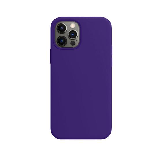 Imagem de Capa Capinha Silicone Compatível com iPhone 12 PRO MAX