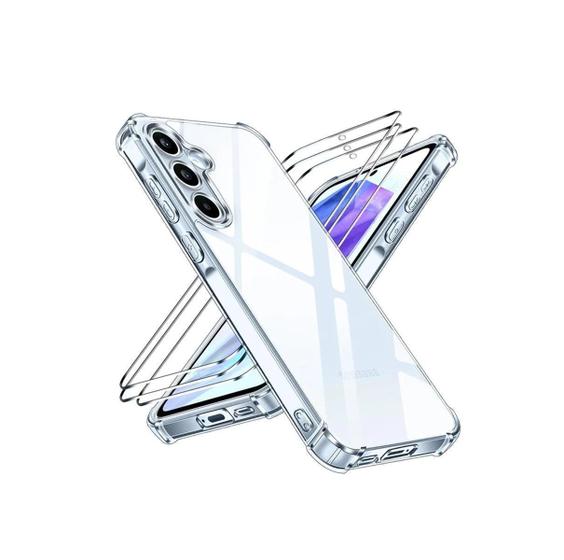 Imagem de Capa Capinha Silicone Transparente Para Samsung Galaxy A35