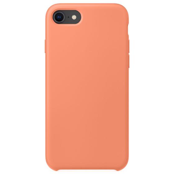 Imagem de Capa Capinha Silicone Veludo Compatível Com iPhone 7 8 E Se