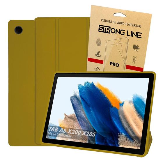 Imagem de Capa Capinha Tab A8 Tablet A8 10.5 Polegadas Case Smart Magnética Slim Aveludada Premium + Pelicula