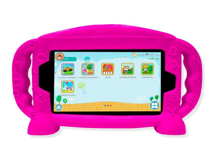 Imagem de Capa Capinha Tablet Multilaser M7s Plus M7 Plus M7 3G 4G Tela 7 Polegadas Case Silicone Infantil