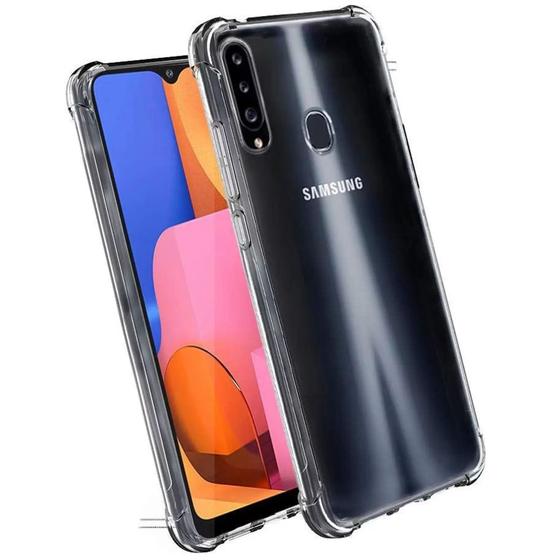 Imagem de Capa Capinha Transparente A20s- Samsung ( Camada Grossa Reforçada )