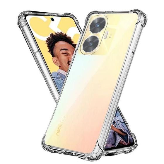 Imagem de Capa Capinha Transparente Anti Impacto Compatível Realme C55