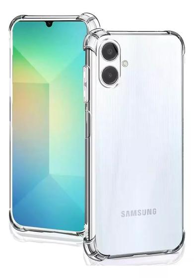 Imagem de Capa Capinha Transparente Anti Impacto + Película 3D Para Samsung A06