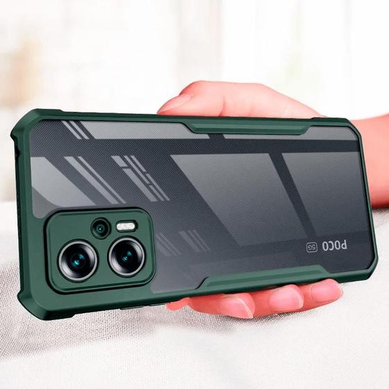 Funda Con Correa Para Cuello ONEFLOW Para Xiaomi Poco X4 Pro 5G, Silicona Transparente Y Protección Antigolpes, Color Verde