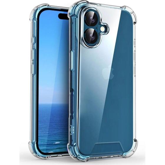 Imagem de Capa Capinha Transparente Para Iphone 16 Anti Impactos