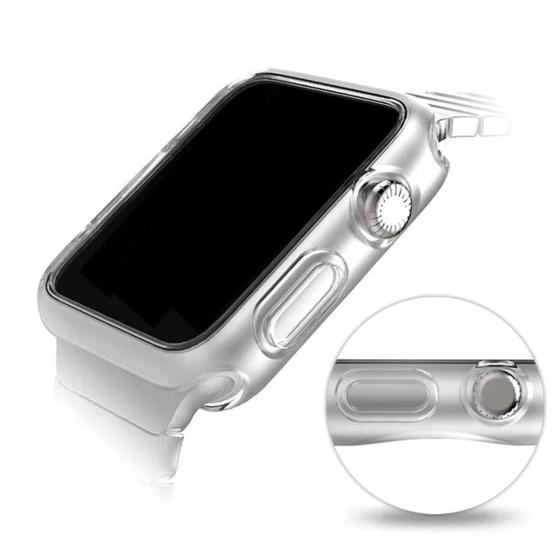 Imagem de Capa Capinha Transparente Silicone Compatível Apple Watch 38mm