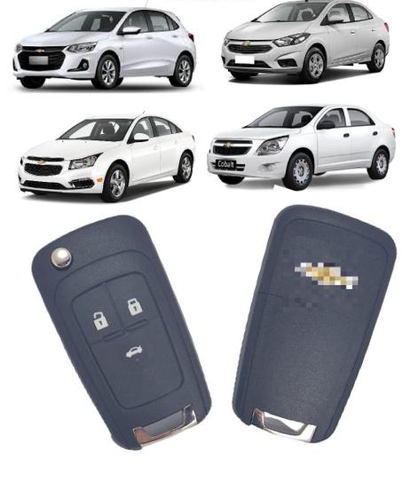 Imagem de Capa Carcaça Oca Chave Onix Spin Prisma Tracker Cruze 3Botoe