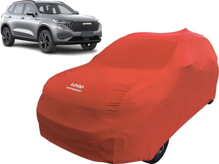 Imagem de Capa Carro Elétrico Suv Gwm Haval6 Veste Fácil Com Elástico