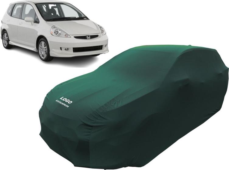 Imagem de Capa Carro Honda Fit 2003 Hatch Veste Fácil Com Elástico
