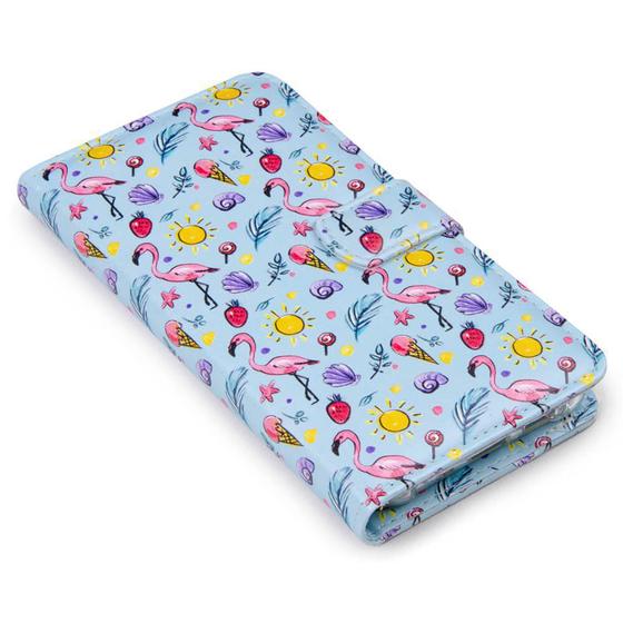 Imagem de Capa carteira estampada flamingo summer e183 para samsung a11 a115