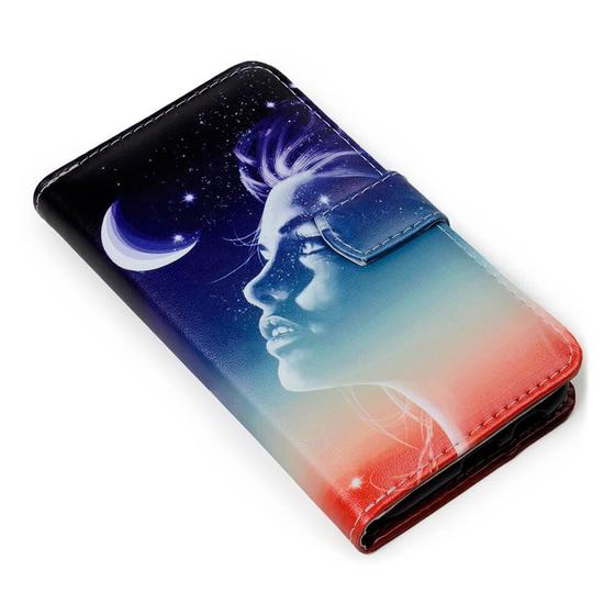 Imagem de Capa carteira estampada space para moto e20 xt2155