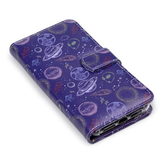 Imagem de Capa carteira estampada tendencias galaxy para moto g60s xt2133