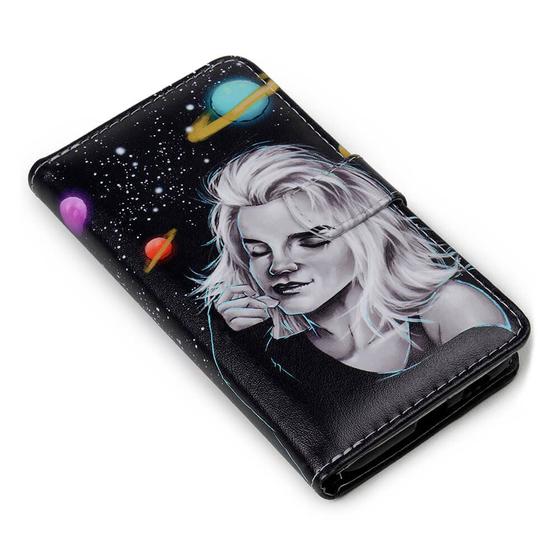 Imagem de Capa carteira estampada universe para moto edge plus xt2061