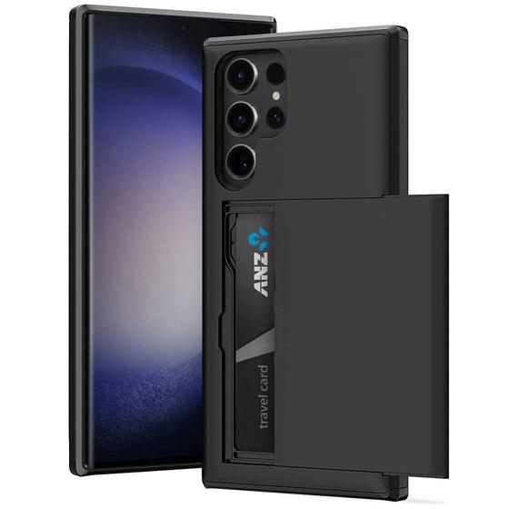 Imagem de Capa Carteira Porta Cartão Embutido para o Samsung Galaxy S23 / S23 Plus / S23 Ultra