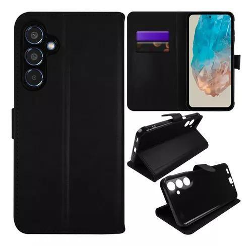 Capa Carteira Preta Para Samsung Galaxy M35 Menor preço em Capa Carteira Preta Para Samsung Galaxy M35