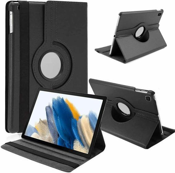 Capa Case 360 Giratória Galaxy Tab A8 10.5 Couro X200 X205 - Danet Imagem de Capa Case 360 Giratória Galaxy Tab A8 10.5 Couro X200 X205