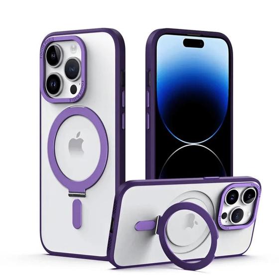 Imagem de Capa Case Anti Impacto Anel Magsafe Compativel Com iPhone 15 Pro