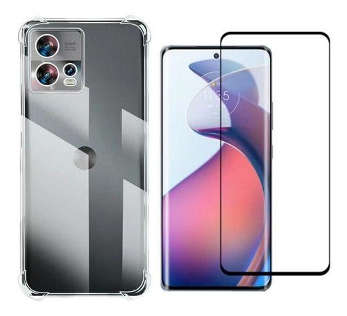 Imagem de Capa Case Anti Impacto E Película 9d P/moto Edge 30 Fusion