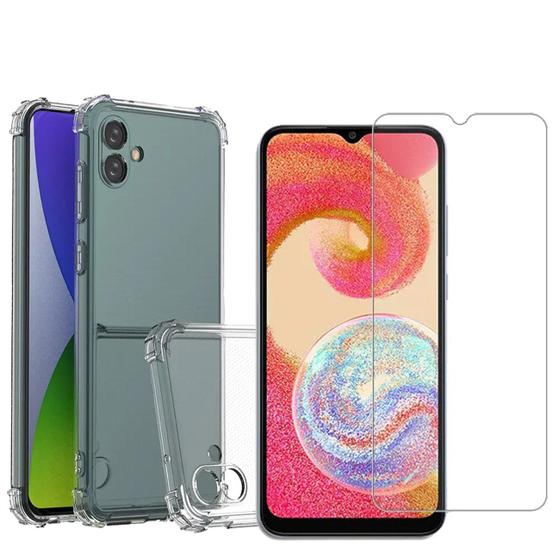 Imagem de Capa Case Anti Impacto Para Samsung Galaxy A04E + Pelicula de Vidro