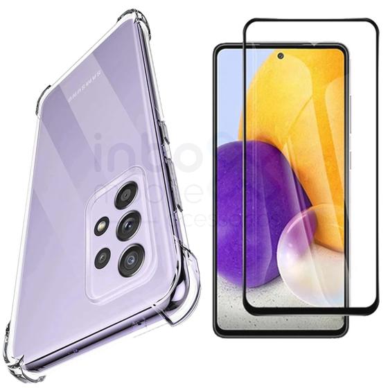 Imagem de Capa Case Anti Impacto Samsung Galaxy A72 + Pelicula 3D 6.5