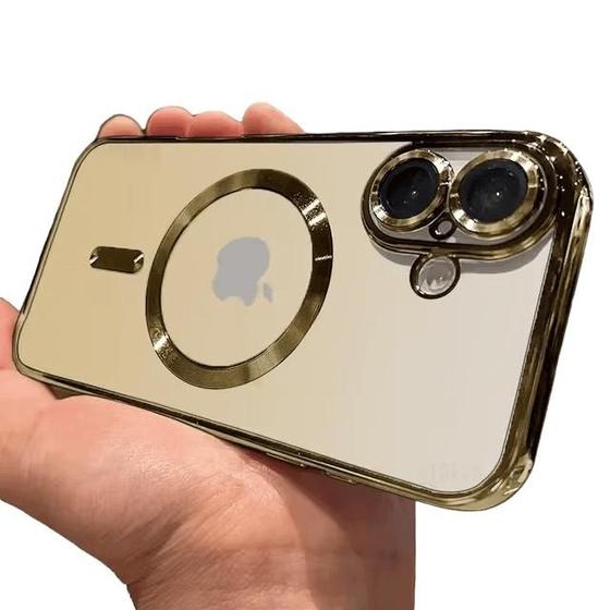 Imagem de Capa Case Anti Impacto Slim Magsafe Compatível Com iPhone 16 Plus