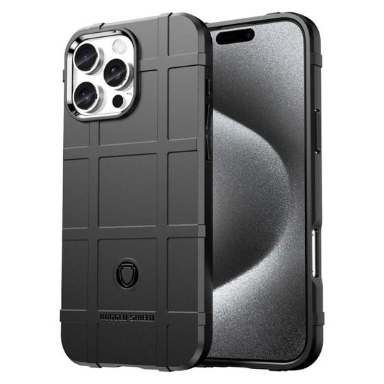 Imagem de Capa Case Apple iPhone 16 Pro (Tela 6.3) Rugged Shield Anti Impacto