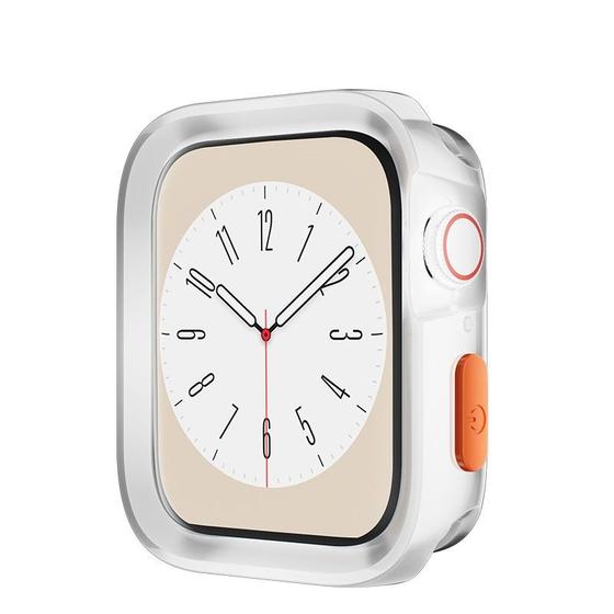 Imagem de Capa Case Bumper Apple Watch 44mm 45mm Proteção 360 Silicone