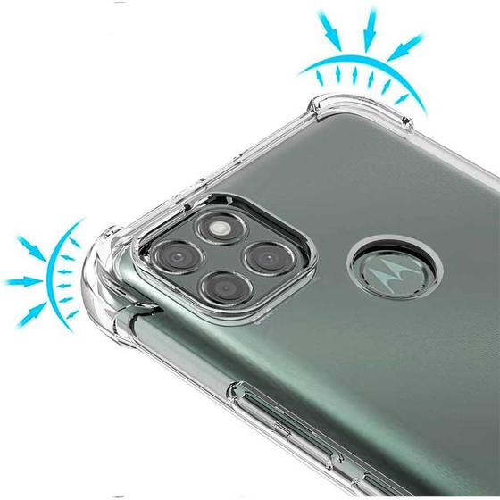 Imagem de Capa Case Capinha Anti-Queda Transparente Motorola Moto G9 Power