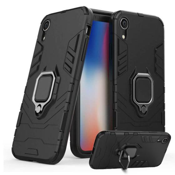 Imagem de Capa Case Capinha iPhone XR - Protetora Resistente Anti Impacto Queda Armor Militar Anel e Base