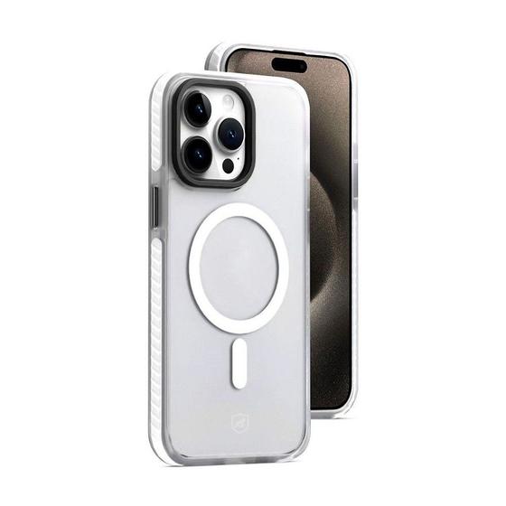 Imagem de Capa case capinha MagSafe Pro iPhone 15 Pro Max - Transparente - Gshield