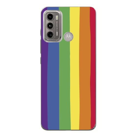 Menor preço em Capa Case Capinha Motorola Moto G60 Arco Iris