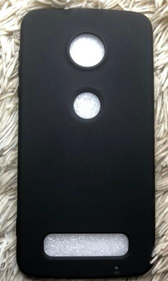 Imagem de Capa Case Capinha Motorola Moto Z2 Play Silicone Aveludada com proteção de câmera