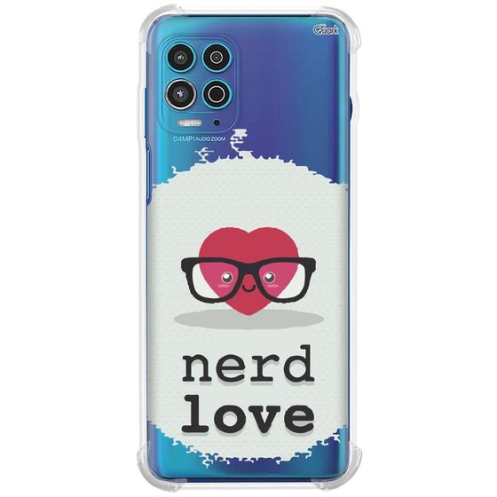 Capa case capinha p/ moto g100 (2052) geek nerd love Menor preço em Capa case capinha p/ moto g100 (2052) geek nerd love