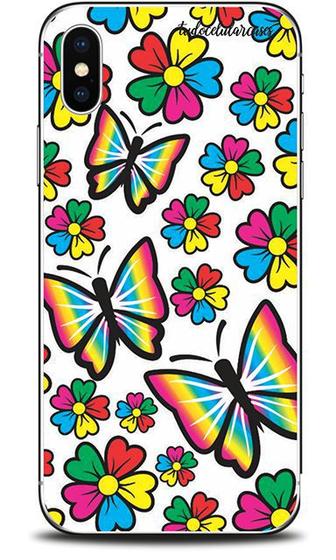 Imagem de Capa Case Capinha Personalizada Motorola Moto E40 Borboletas - Cód. 1011